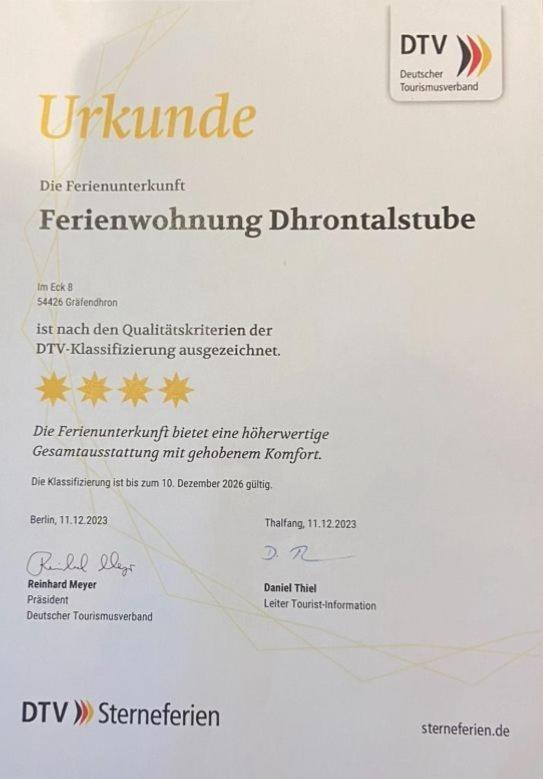 Apartmán Dhrontalstube Grafendhron Exteriér fotografie